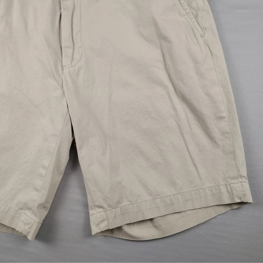 Polo Golf Ralph Lauren Shorts Mens 32 Beige Stretch Chino Golf Classic Fit Crest